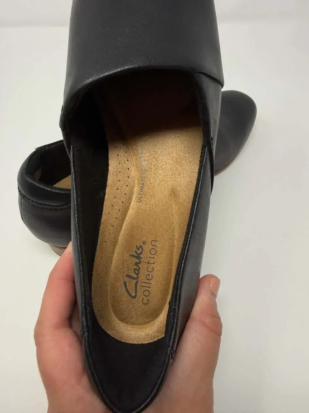 Clarks leather comfort pre